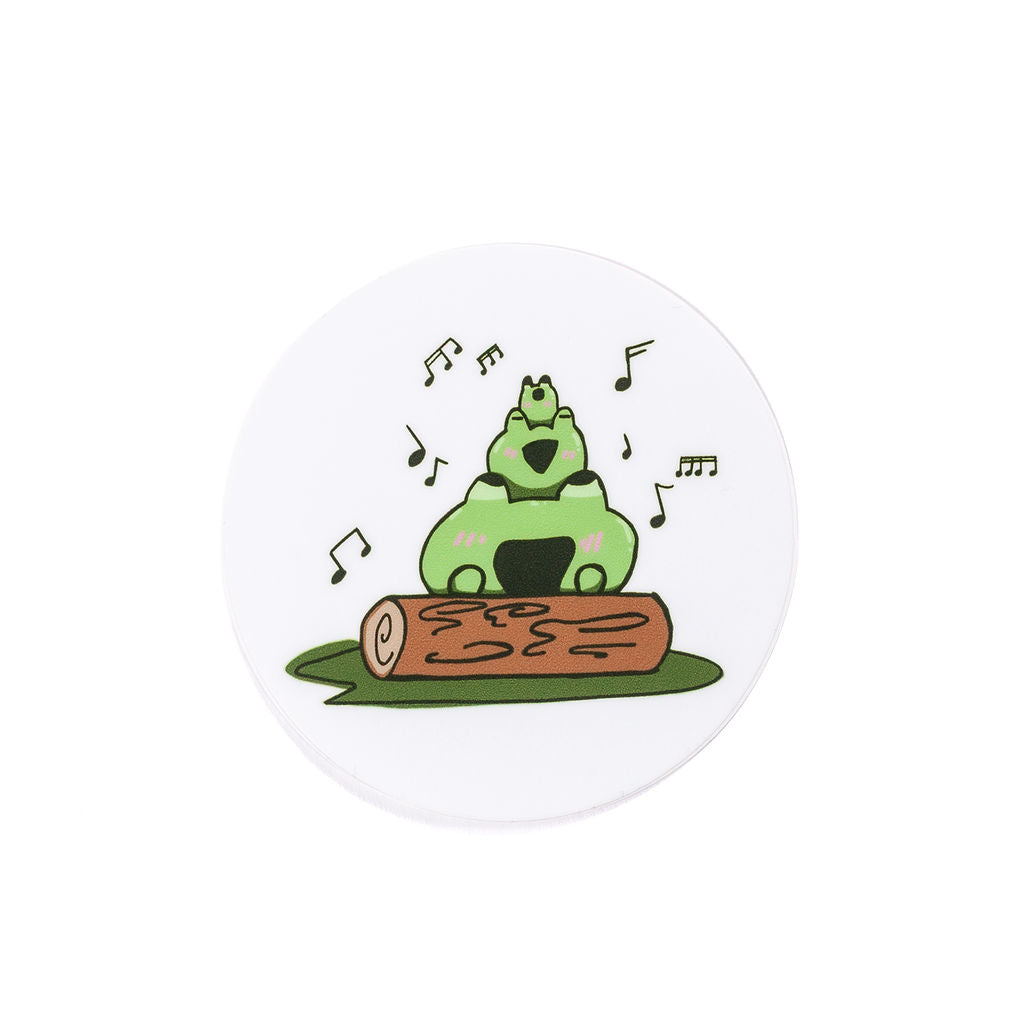 Singing Frogs Sticker