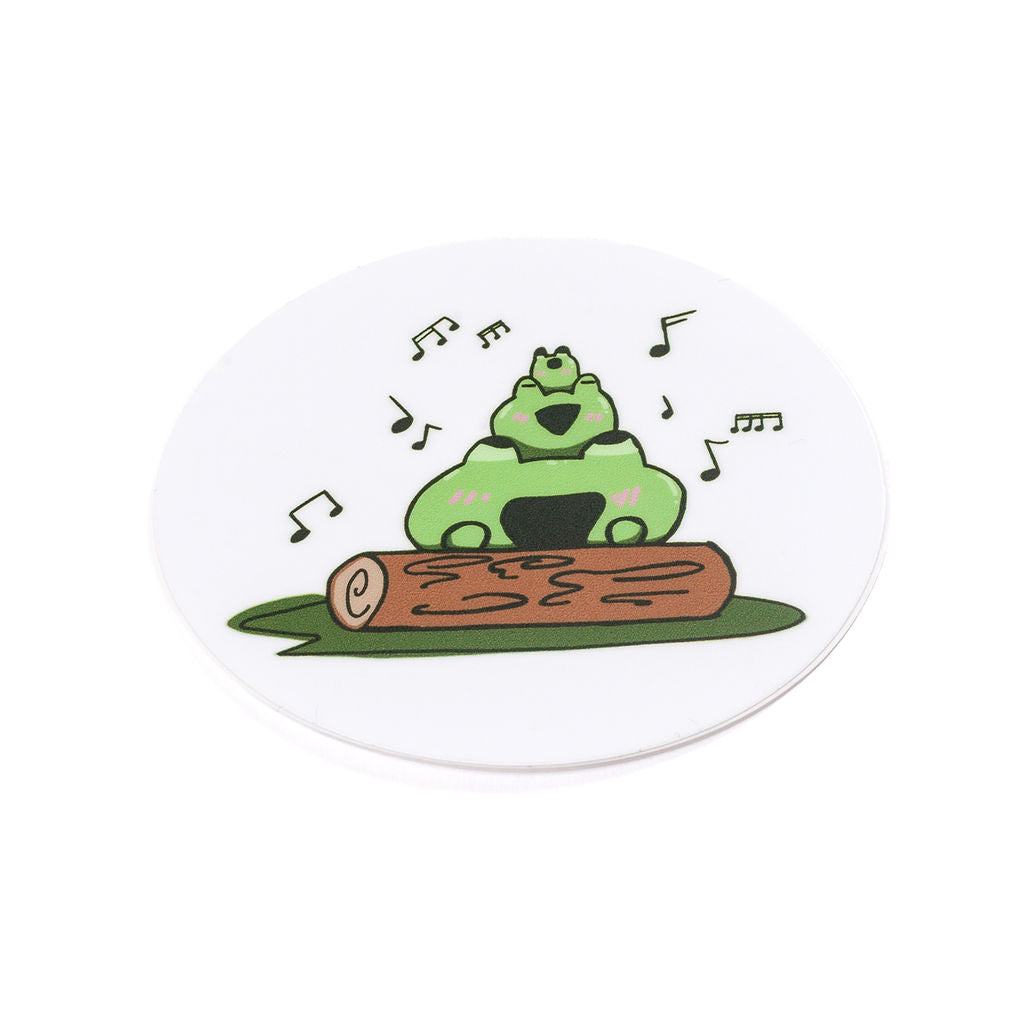 Singing Frogs Sticker