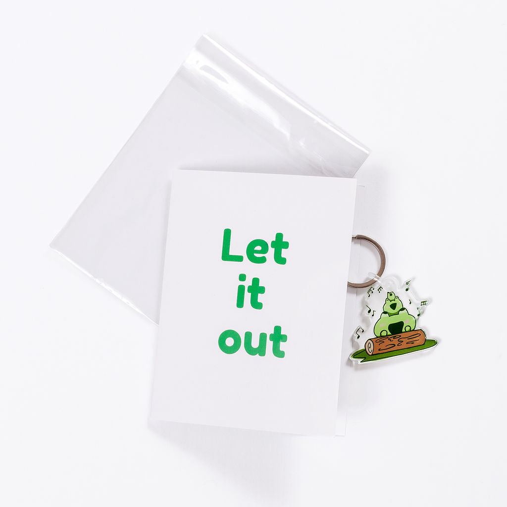 Singing Frogs Keychain