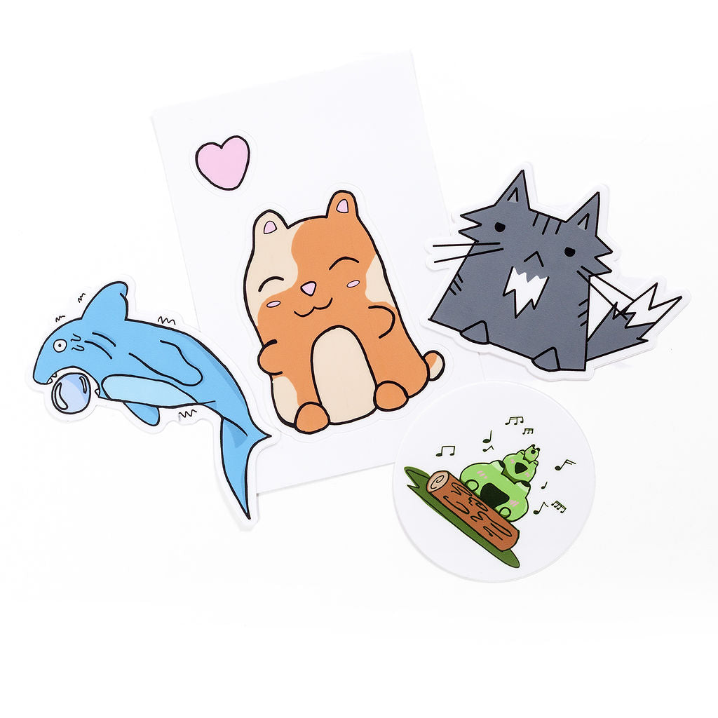Moody Friends Stickers Collection