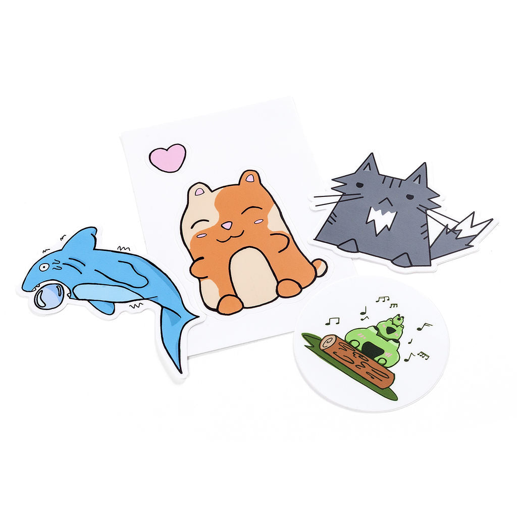 Moody Friends Stickers Collection