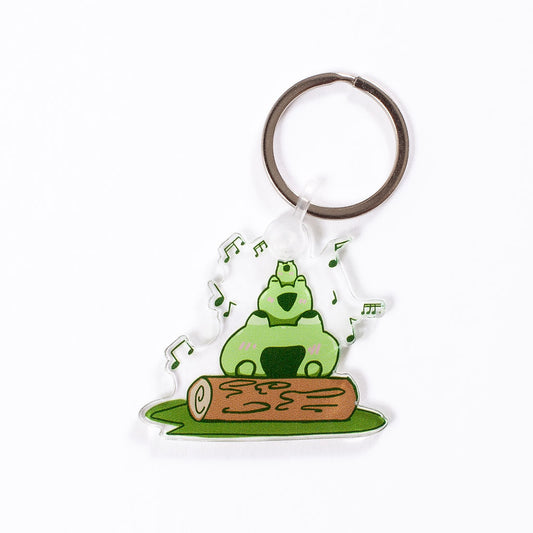 Singing Frogs Keychain