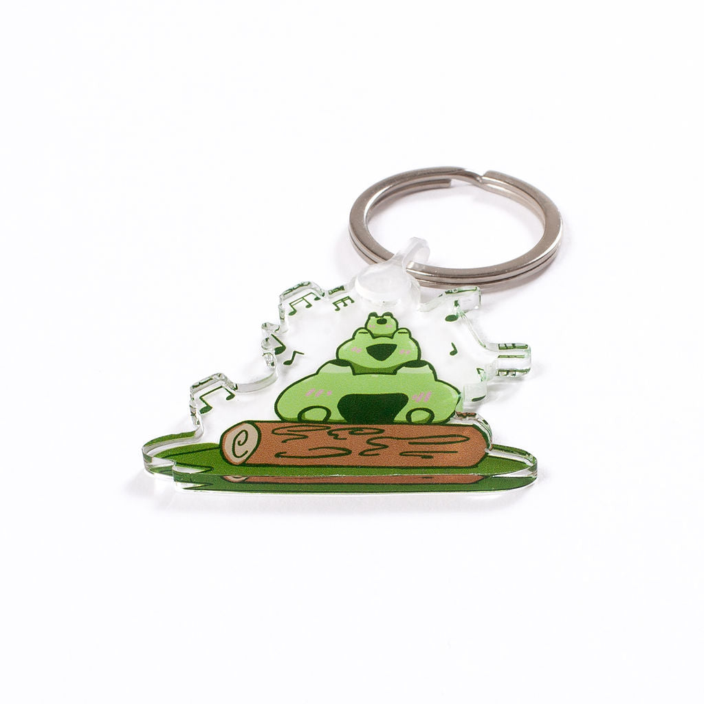 Singing Frogs Keychain