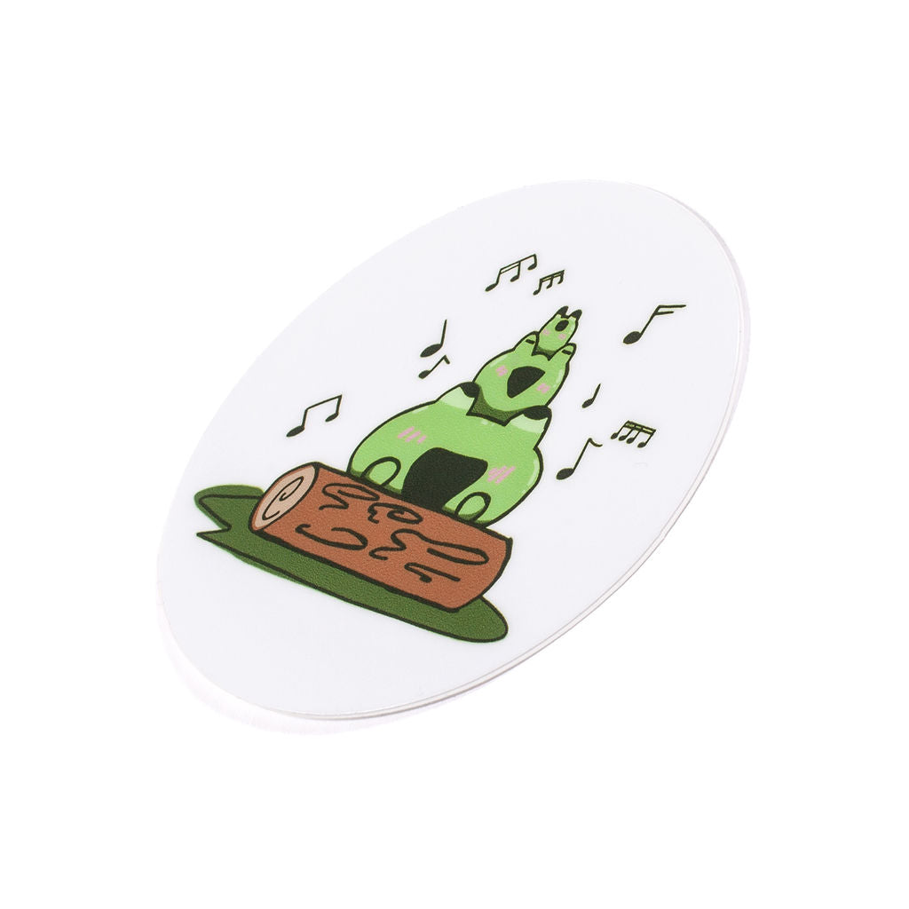 Singing Frogs Sticker