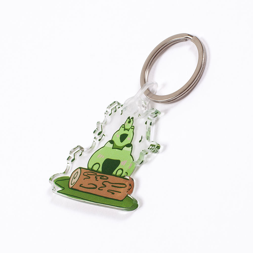 Singing Frogs Keychain