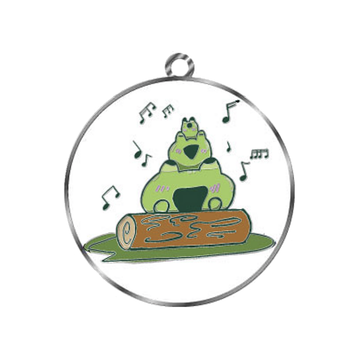 Singing Frogs Charm