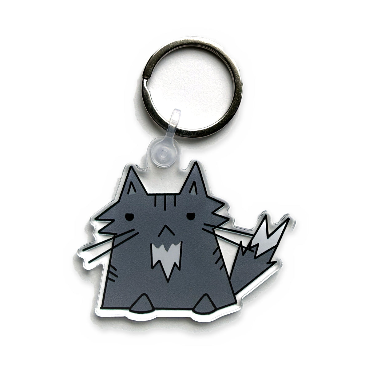 Sir Grumpy Cat Keychain/Backpack Buddy